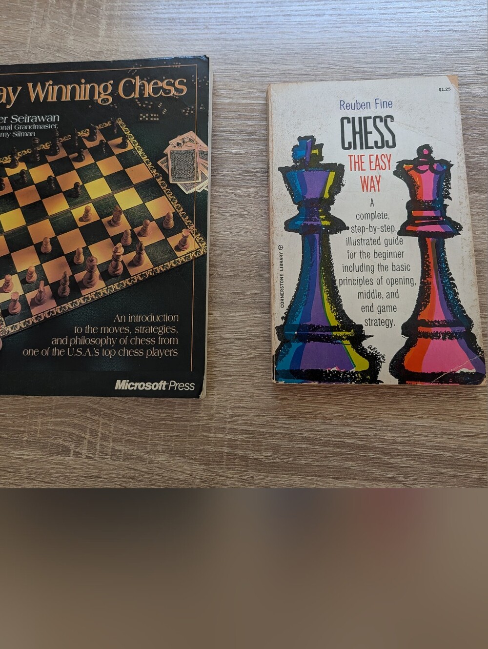 Vintage Chess The Easy Way, Reuben Fine And Play Winning Chess, Yasser Seirawan